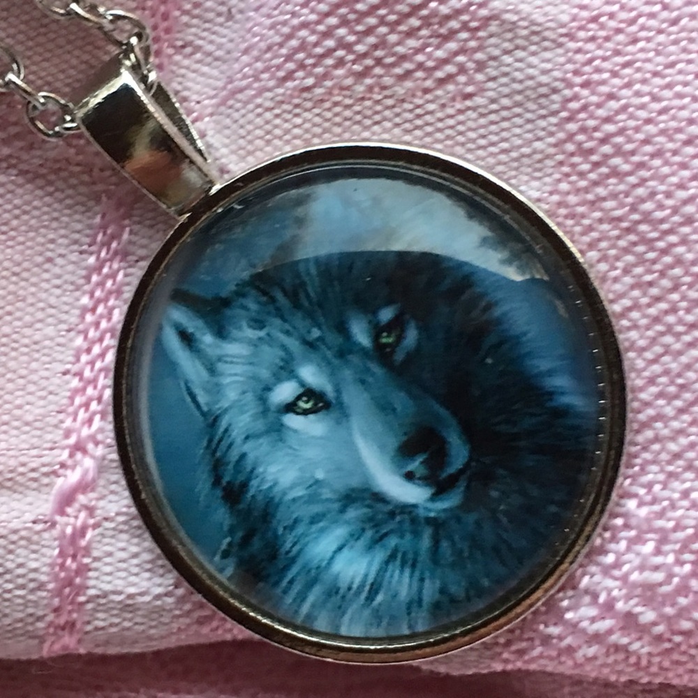 Beautiful wolf 🐺 pendant