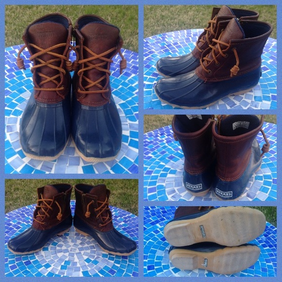 SOLD GREAT SHAPE Sperry TopSider leather duck boot - Picture 3 of 4