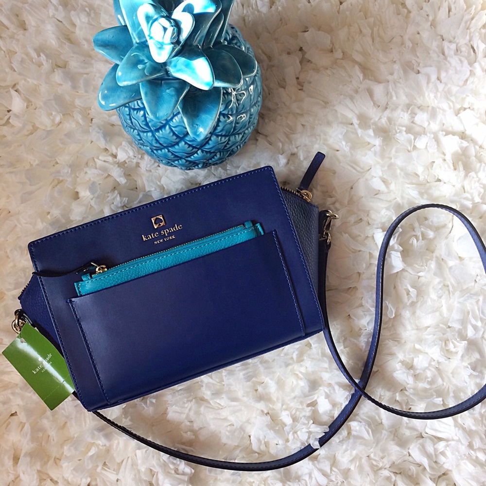 HP 3/11!🆕♠️Kate Spade Adelia Blue crossbody purse