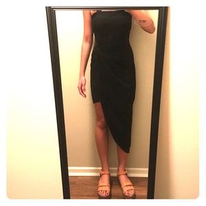 Angl strapless black dress