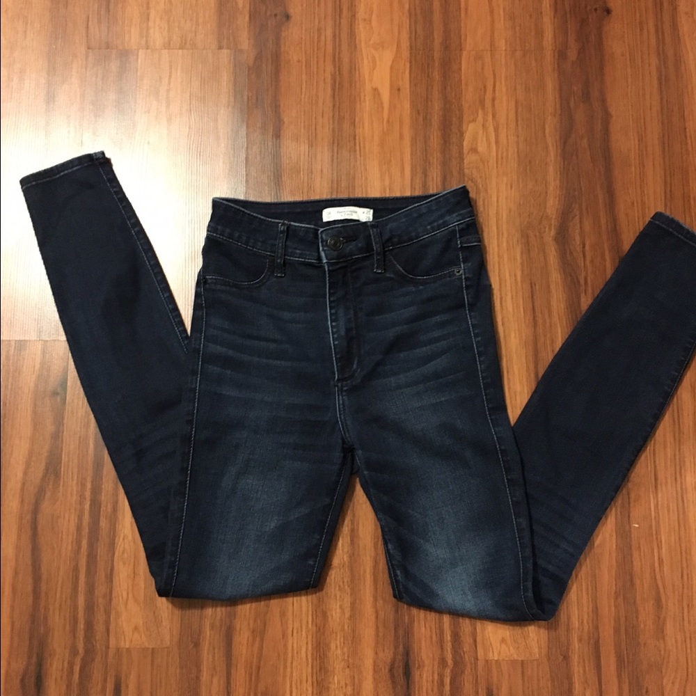 Abercrombie and Fitch High Rise Super Skinny Jeans