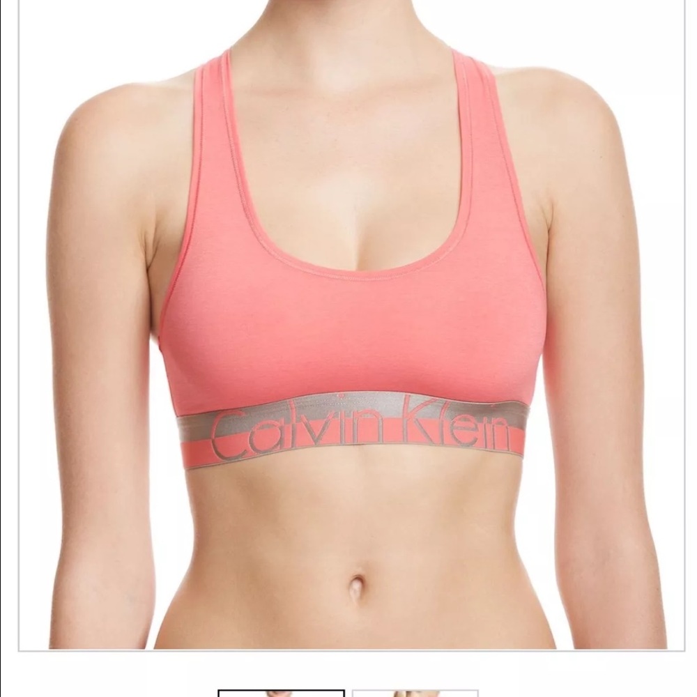 NWT Calvin Klein Bralette Magnetic Forceracer back