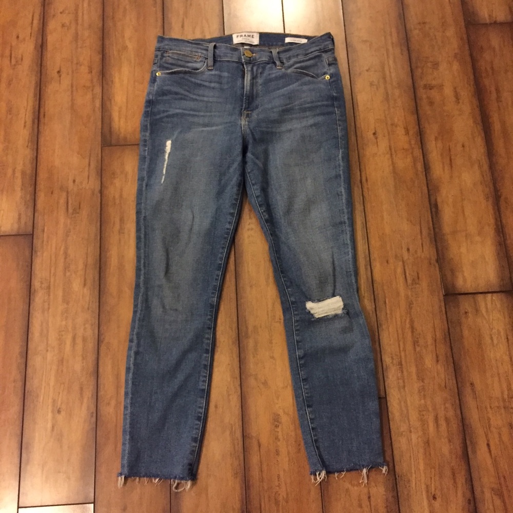 Frame Denim High Rise Skinny