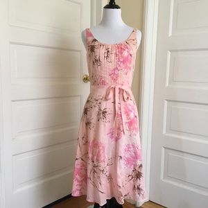 Ann Taylor Loft Pink Floral Dress