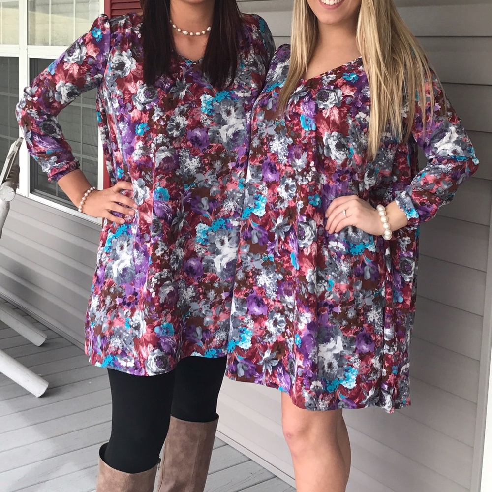 NWT Floral Boutique Dress Tunic