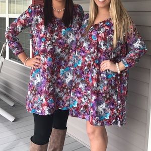 NWT Floral Boutique Dress Tunic