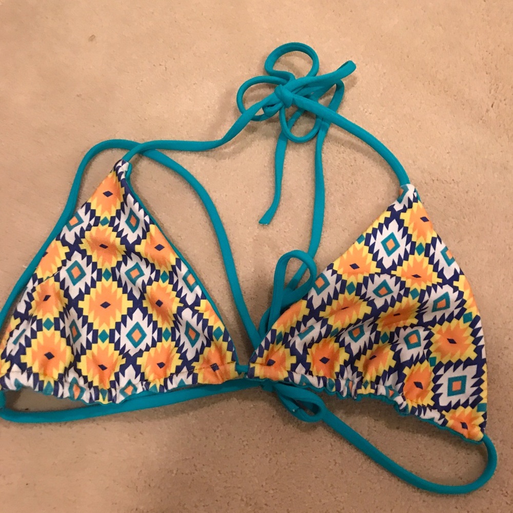 Super cute reversible Mary grace swimwear top!
