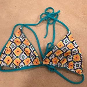 Super cute reversible Mary grace swimwear top!