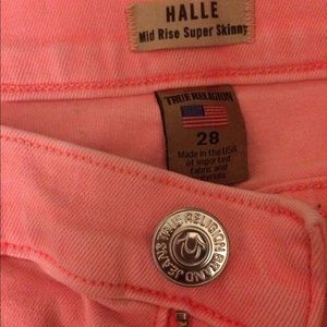 True religion cropped jeans