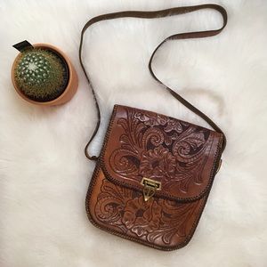 Vintage Mexican Leather Bag