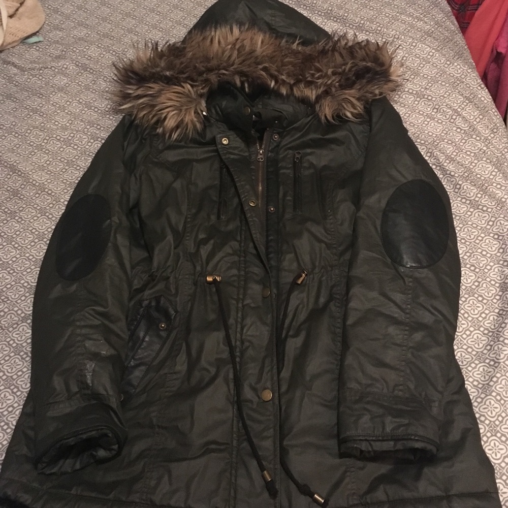 Hunter green winter jacket