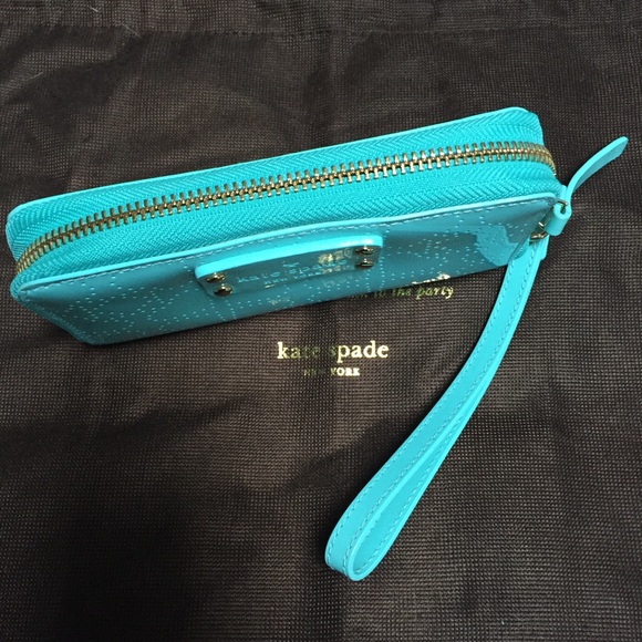 Kate Spade Jazzy Metro Spade Adriatic Zip Wallet - Picture 5 of 6