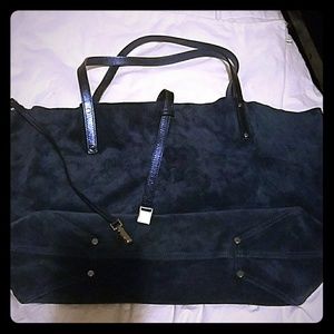 Tiffany & Co. Navy Suede reversible tote