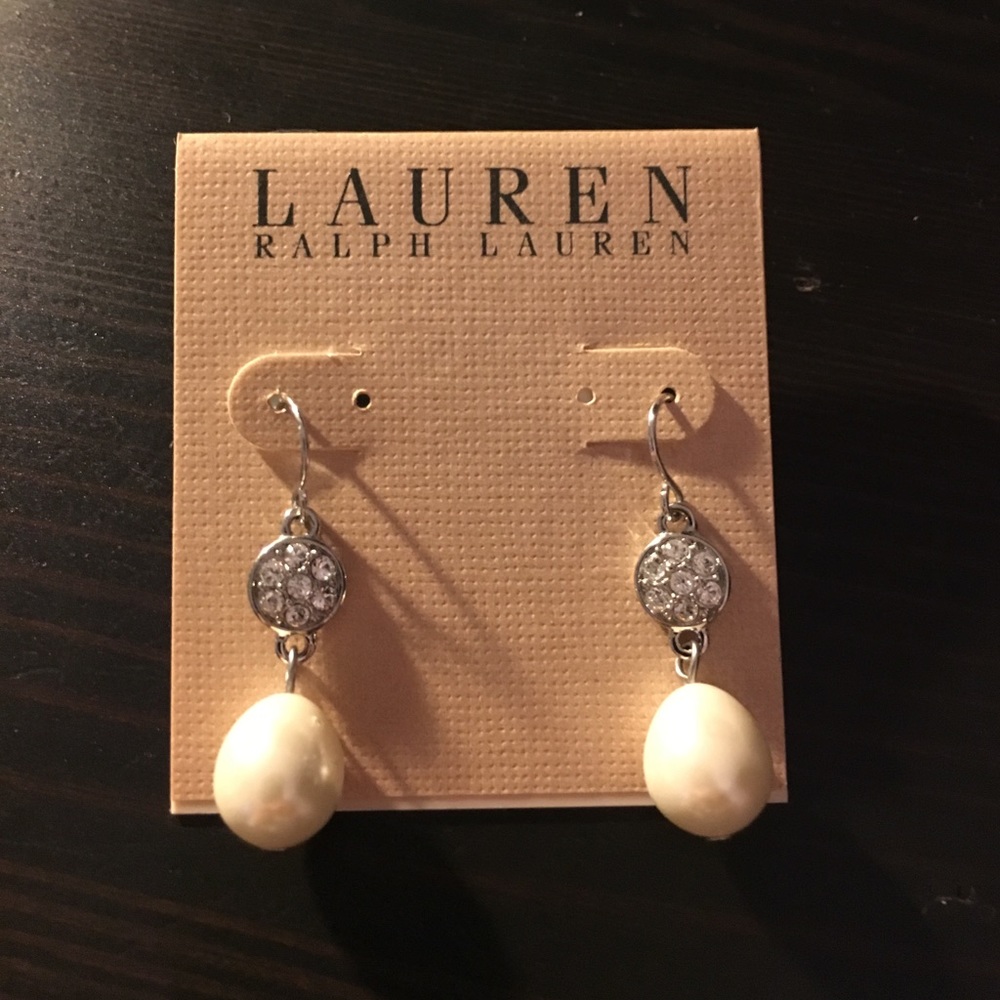 Ralph Lauren pearl earrings