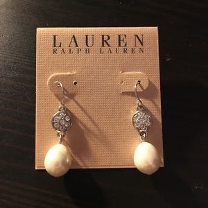 Ralph Lauren pearl earrings