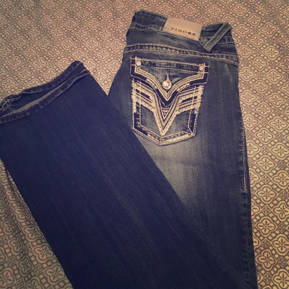 Dark wash jeans