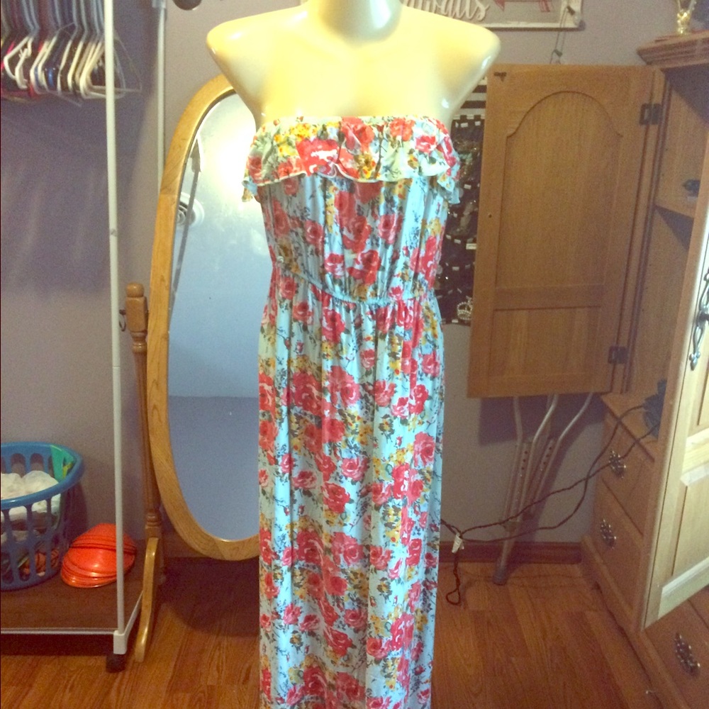A maxi dress