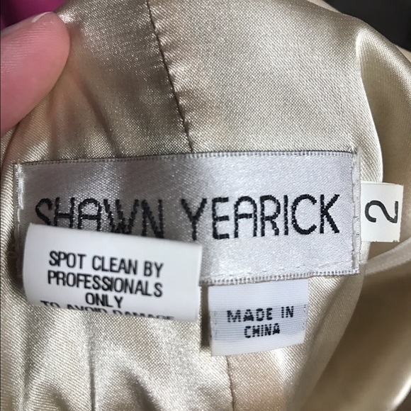 Custom Silver Sequin Shawn Yearick Cocktail Dress - Picture 6 of 6