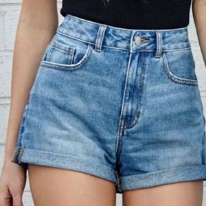 Bullhead Denim Co. High Waist Mom Shorts