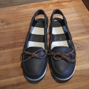 Crocs plastic loafers