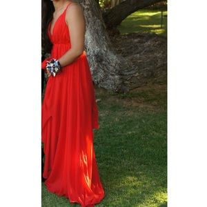 Red prom dress