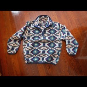 Woolrich Fleece fun tribal pattern size large