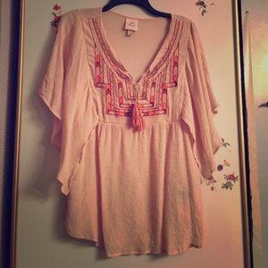 Knox Rose baby pink top