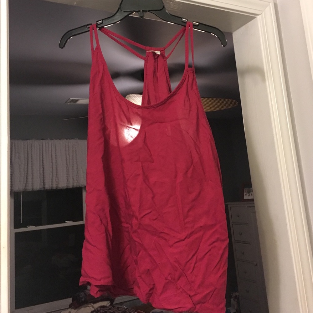Crimson tank top
