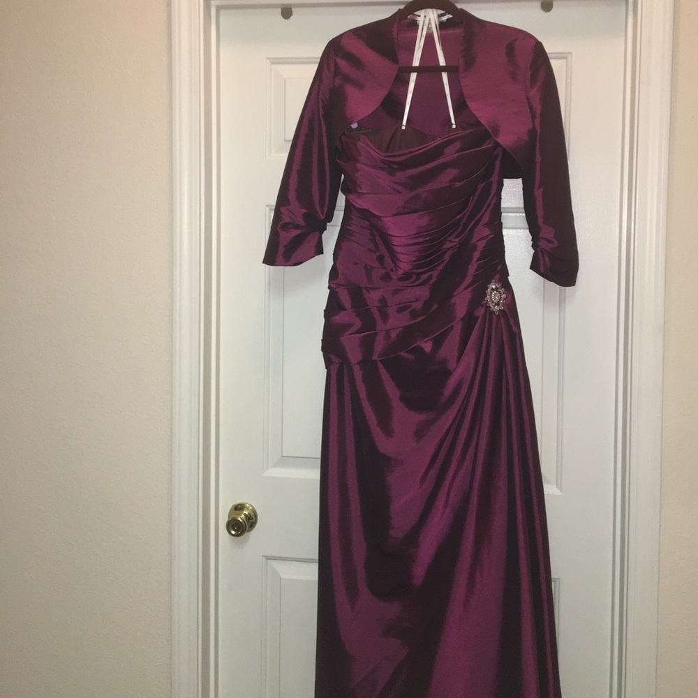 Mother of the bride purple dress!!
