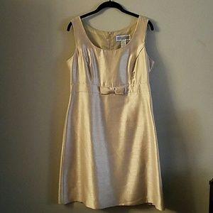Jessica Howard Gold Lame Vintage Style sz 12