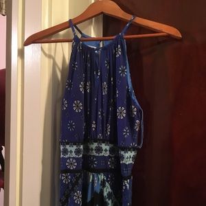 London times keyhole halter maxi