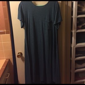 LulaRoe 3XL Dark Blue Carly