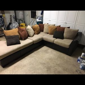 A beautiful set of couches!