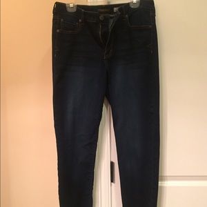 Aeropostale Dark Wash High Waisted Jeggings