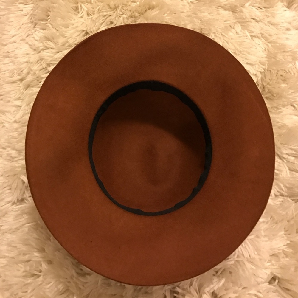 NWOT Chestnut brown colored wool hat - Picture 3 of 6