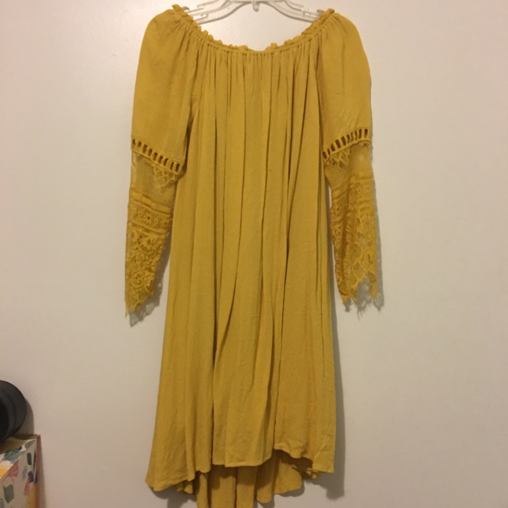 Gold Peasant dress