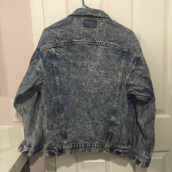 Levi's acid wash denim trucker jacket - Picture 3 of 3
