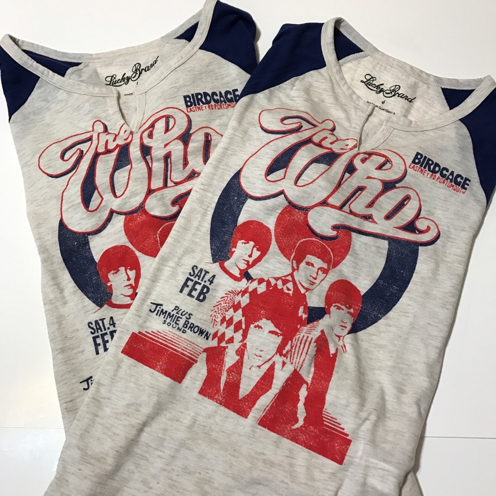 LUCKY BRAND The Who Birdcage Graphic Tshirt