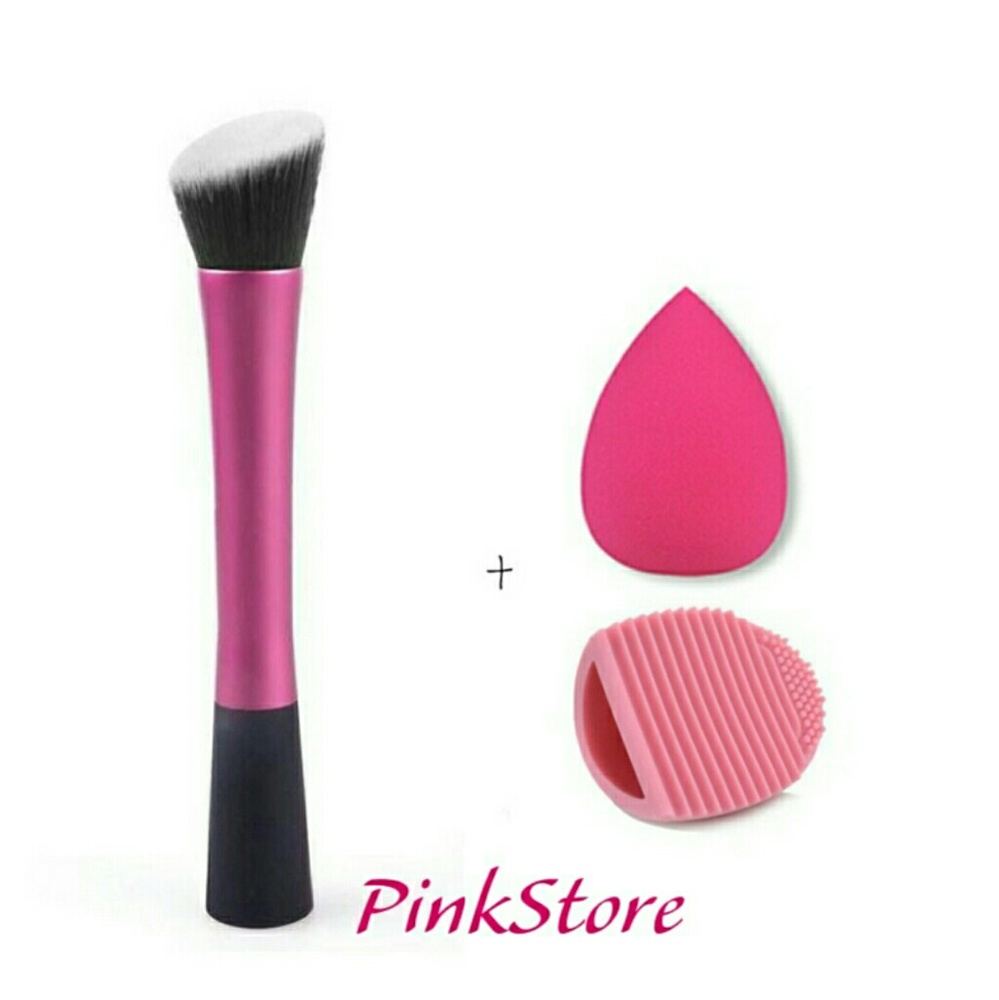 Slenderizer Pink Brush + Blender + Brush Cleaner