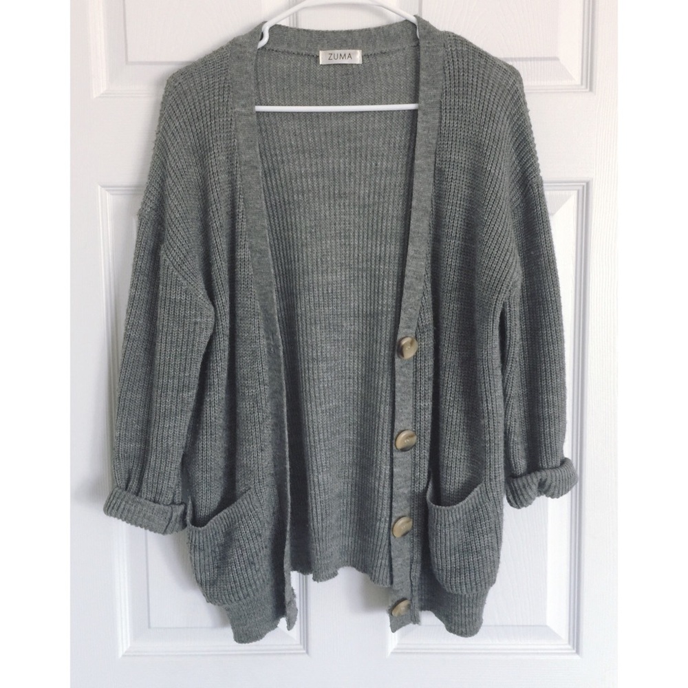 Oversized Knit Cardigan