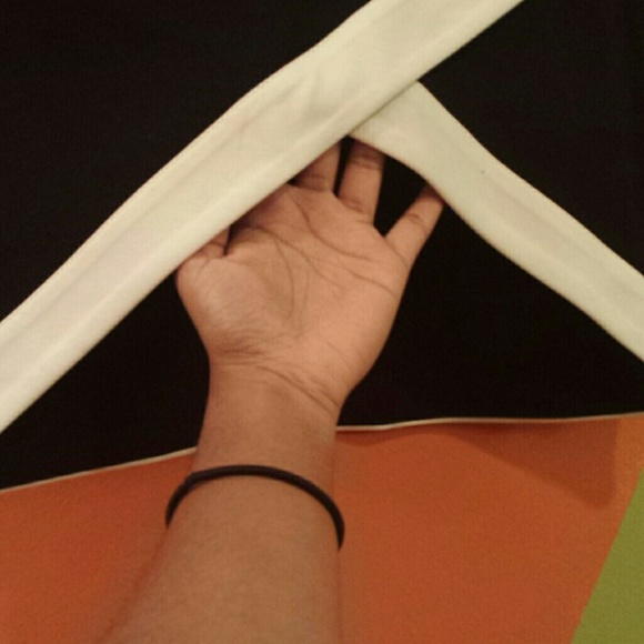 H&M High-low Color Block Skirt Size Medium--New - Picture 3 of 3