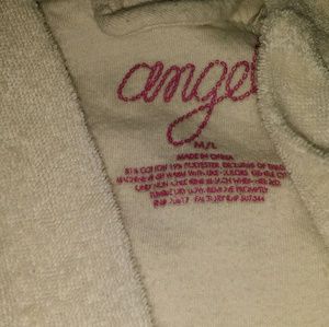 Victoria secret angel Terry cloth robe with ruffle