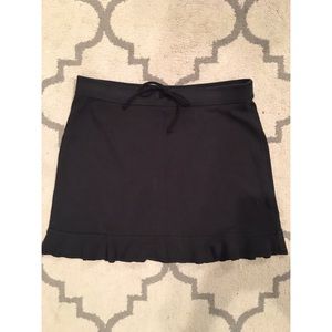 EXPRESS Black cotton mini skirt