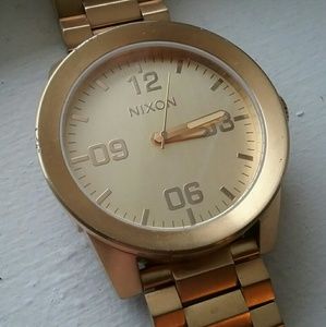 Nixon "Corporal SS" Gold Men's Watch