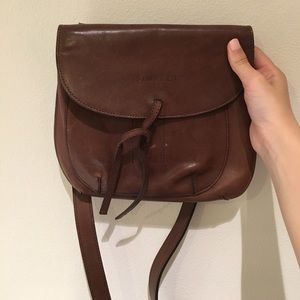 Leather crossbody bag