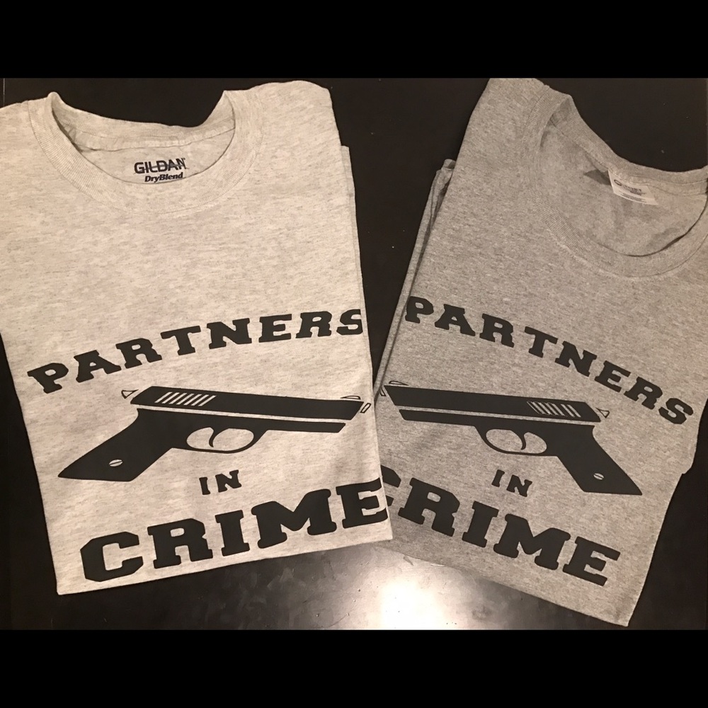 Partners in Crime Couple Shirts