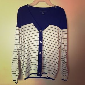 Forever 21 pin striped cardigan. Adorable!