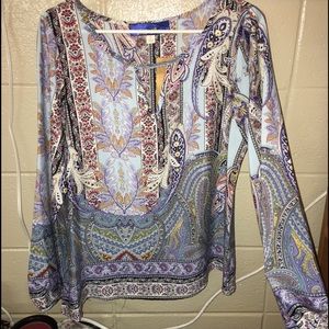 Long sleeve large blouse
