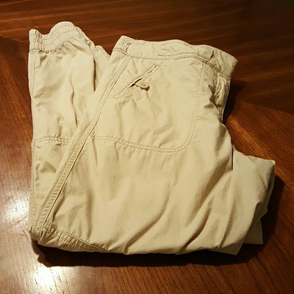 Price drop! LOFT khaki joggers.
