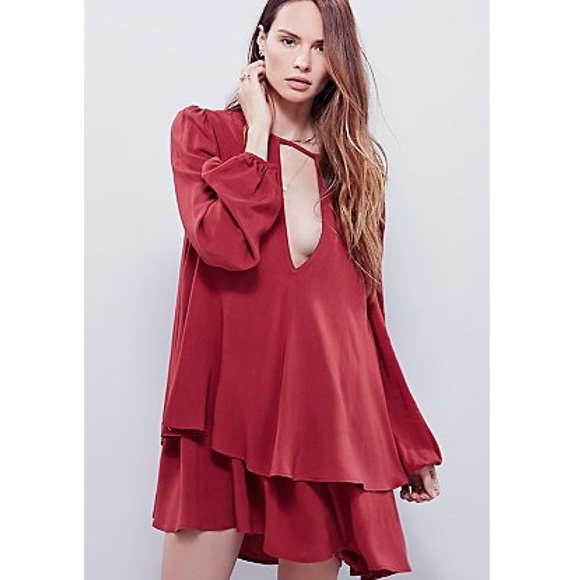 BNWOT Free People Grey/Lavender Dress. - Picture 2 of 3